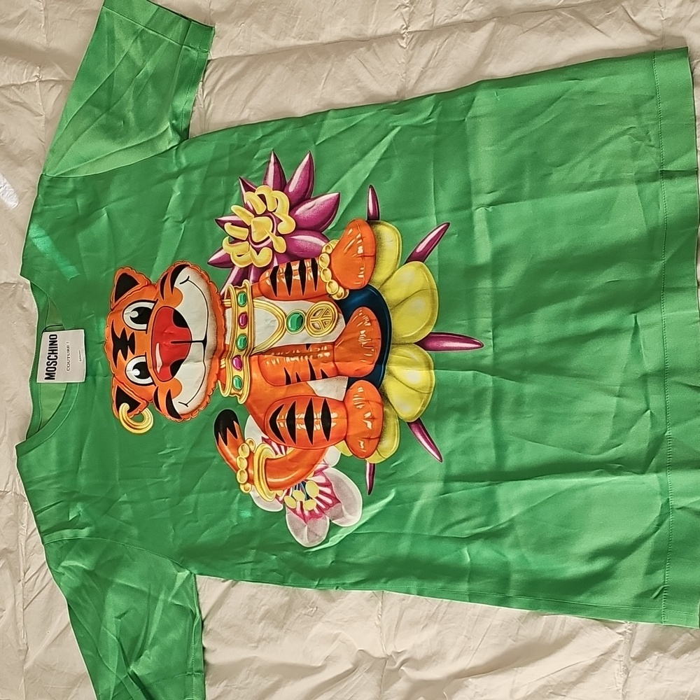 Moschino Couture! Women's Tiger Mini Dress, Size 4/XS, NWT